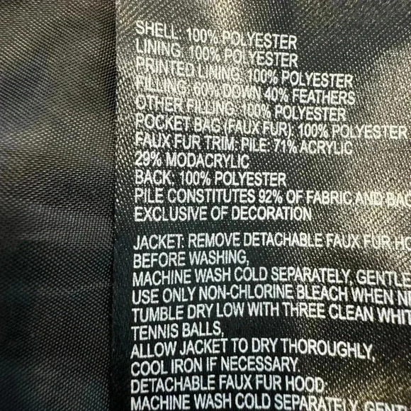 Laundry by Shelly Segel Los Angeles ladies faux fur hooded jacket in black Sz XS - Picture 9 of 11